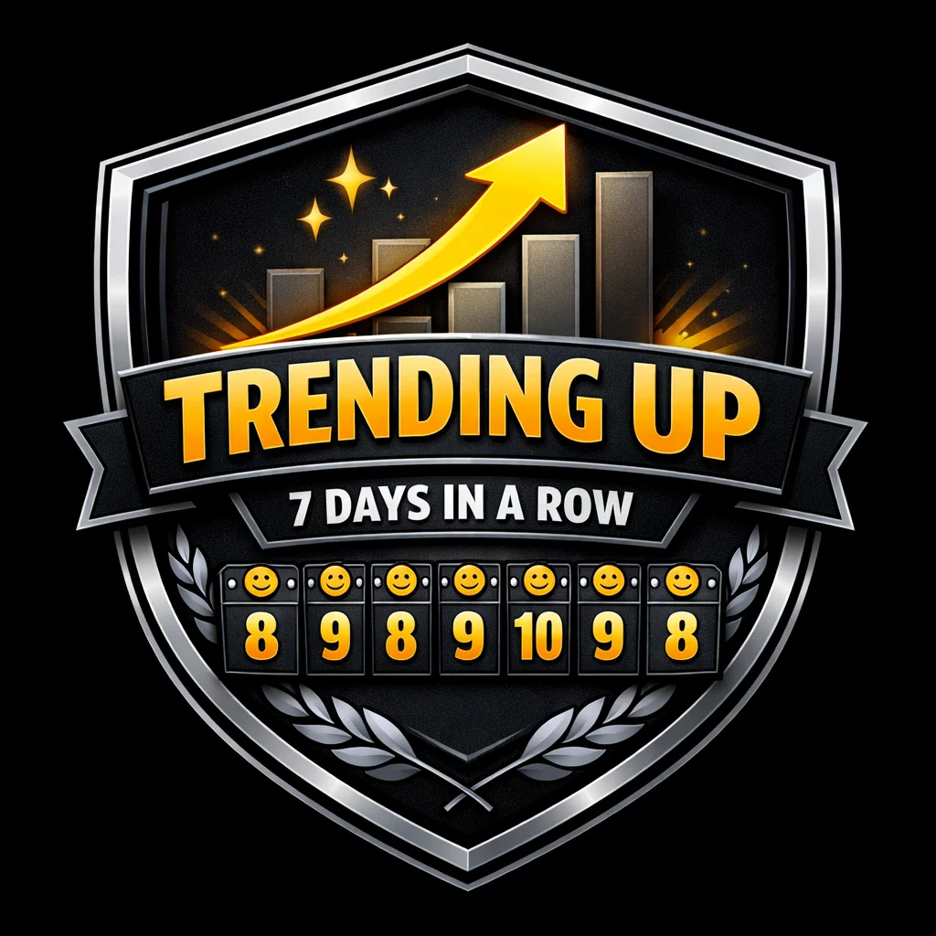 Trending up badge